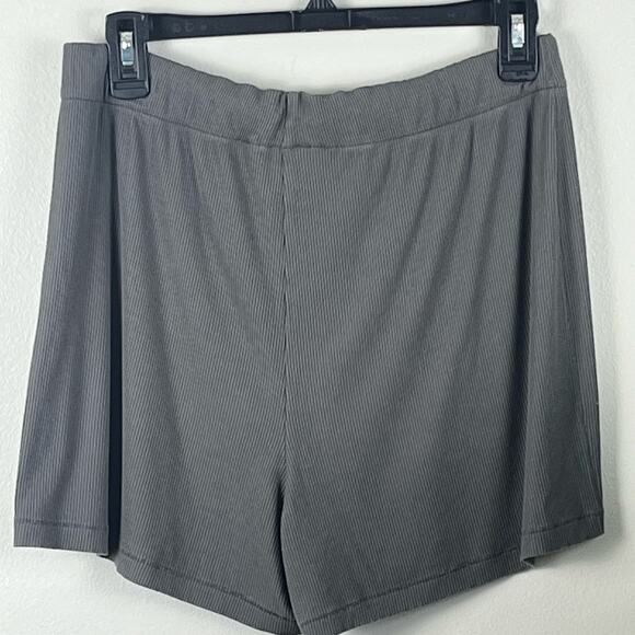 Skims Gray Ribbed Boxers Size Medium - Picture 4 of 10